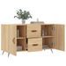 Buffet chêne sonoma 100x36x60 cm bois d'ingénierie - Photo n°4