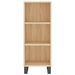 Buffet chêne sonoma 34,5x32,5x90 cm bois d'ingénierie - Photo n°4