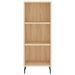 Buffet chêne sonoma 34,5x32,5x90 cm bois d'ingénierie - Photo n°4