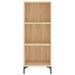 Buffet chêne sonoma 34,5x32,5x90 cm bois d'ingénierie - Photo n°4