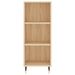 Buffet chêne sonoma 34,5x32,5x90 cm bois d'ingénierie - Photo n°4