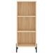 Buffet chêne sonoma 34,5x32,5x90 cm bois d'ingénierie - Photo n°4