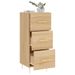 Buffet Chêne sonoma 34,5x34x90 cm Bois d'ingénierie - Photo n°4