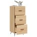 Buffet Chêne sonoma 34,5x34x90 cm Bois d'ingénierie - Photo n°4