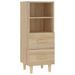 Buffet Chêne sonoma 34,5x34x90 cm Bois d'ingénierie - Photo n°1