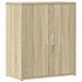 Buffet chêne sonoma 60x31x70 cm bois d'ingénierie - Photo n°1