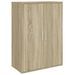 Buffet chêne sonoma 60x31x84 cm bois d'ingénierie - Photo n°1