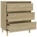 Buffet Chêne sonoma 60x35x70 cm Bois d'ingénierie - Photo n°7