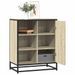 Buffet chêne sonoma 62x35x76 cm bois d'ingénierie - Photo n°1