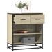 Buffet chêne sonoma 68x35x76 cm bois d'ingénierie - Photo n°1