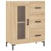 Buffet chêne sonoma 69,5x34x90 cm bois d'ingénierie - Photo n°1