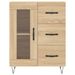 Buffet chêne sonoma 69,5x34x90 cm bois d'ingénierie - Photo n°5