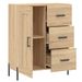 Buffet chêne sonoma 69,5x34x90 cm bois d'ingénierie - Photo n°6