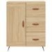 Buffet chêne sonoma 69,5x34x90 cm bois d'ingénierie - Photo n°5