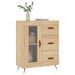 Buffet chêne sonoma 69,5x34x90 cm bois d'ingénierie - Photo n°3