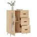 Buffet chêne sonoma 69,5x34x90 cm bois d'ingénierie - Photo n°4