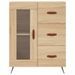 Buffet chêne sonoma 69,5x34x90 cm bois d'ingénierie - Photo n°5