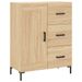 Buffet chêne sonoma 69,5x34x90 cm bois d'ingénierie - Photo n°1