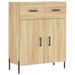 Buffet chêne sonoma 69,5x34x90 cm bois d'ingénierie - Photo n°1