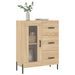 Buffet chêne sonoma 69,5x34x90 cm bois d'ingénierie - Photo n°3