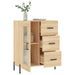 Buffet chêne sonoma 69,5x34x90 cm bois d'ingénierie - Photo n°4