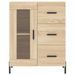 Buffet chêne sonoma 69,5x34x90 cm bois d'ingénierie - Photo n°5