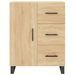 Buffet chêne sonoma 69,5x34x90 cm bois d'ingénierie - Photo n°5