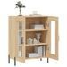 Buffet chêne sonoma 69,5x34x90 cm bois d'ingénierie - Photo n°4