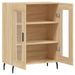 Buffet chêne sonoma 69,5x34x90 cm bois d'ingénierie - Photo n°6