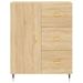 Buffet chêne sonoma 69,5x34x90 cm bois d'ingénierie - Photo n°5