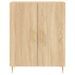 Buffet chêne sonoma 69,5x34x90 cm bois d'ingénierie - Photo n°5