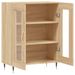 Buffet chêne sonoma 69,5x34x90 cm bois d'ingénierie - Photo n°6