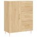 Buffet chêne sonoma 69,5x34x90 cm bois d'ingénierie - Photo n°1