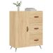 Buffet chêne sonoma 69,5x34x90 cm bois d'ingénierie - Photo n°3