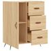 Buffet chêne sonoma 69,5x34x90 cm bois d'ingénierie - Photo n°6