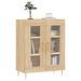 Buffet chêne sonoma 69,5x34x90 cm bois d'ingénierie - Photo n°3