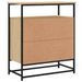 Buffet chêne sonoma 69x35x80 cm bois d'ingénierie - Photo n°8