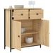 Buffet chêne sonoma 70x30x80 cm bois d'ingénierie - Photo n°4