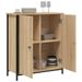 Buffet chêne sonoma 70x30x80 cm bois d'ingénierie - Photo n°4