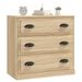 Buffet chêne sonoma 70x35,5x67,5 cm bois d'ingénierie - Photo n°8