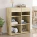 Buffet chêne sonoma 80x42,5x93 cm bois d'ingénierie - Photo n°1