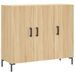 Buffet chêne sonoma 90x34x80 cm bois d'ingénierie - Photo n°1