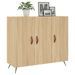 Buffet chêne sonoma 90x34x80 cm bois d'ingénierie - Photo n°3