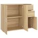 Buffet Chêne sonoma 91x29,5x75 cm Bois d'ingénierie - Photo n°8