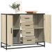 Buffet chêne sonoma 92x35x76 cm bois d'ingénierie - Photo n°1