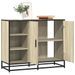 Buffet chêne sonoma 92x35x76 cm bois d'ingénierie - Photo n°1