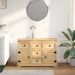 Buffet Corona 115x40x76 cm bois massif de pin - Photo n°3