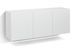 Buffet design suspendu 3 portes mélaminé blanc mat Zocy L 165 cm - Photo n°1