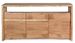 Buffet en bois d'acacia naturel 3 tiroirs 2 portes Adria 160 cm - Photo n°1