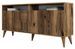 Buffet en bois noyer 4 portes Roma 160 cm - Photo n°1